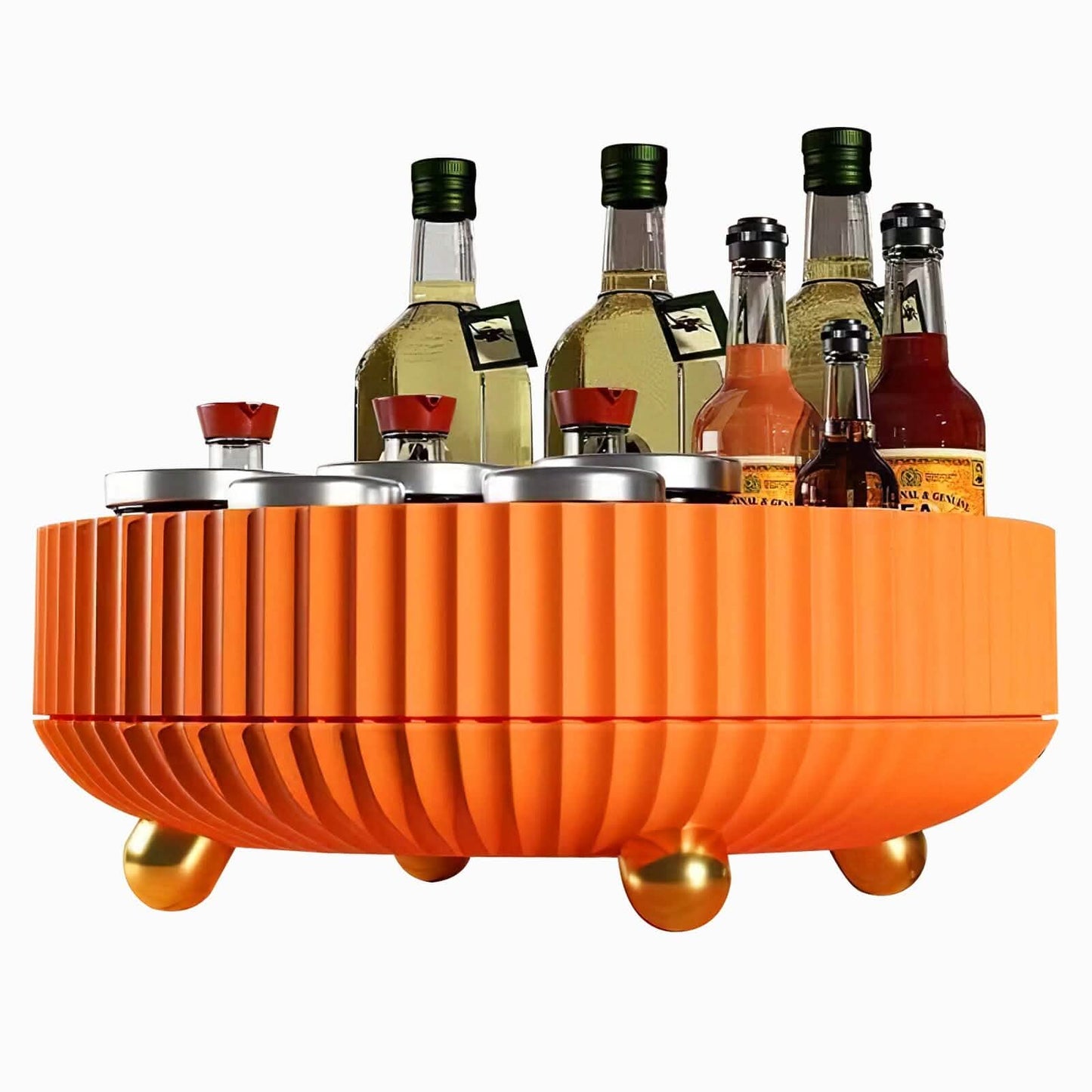 360¬∞ Spinning Perfume Cosmetic Storage Tray 22Lbs Load