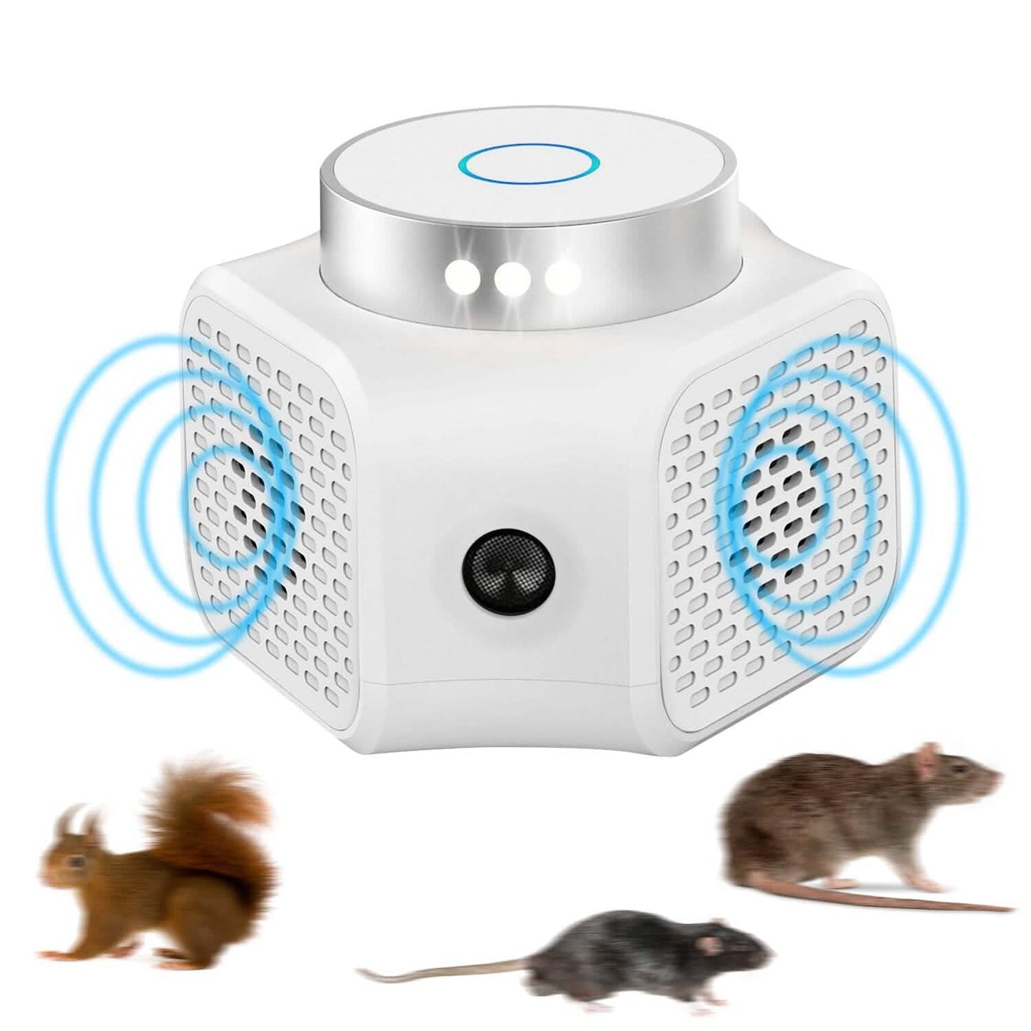 360° Ultrasonic Rodent Chaser Electronic Plug-in Mouse Control