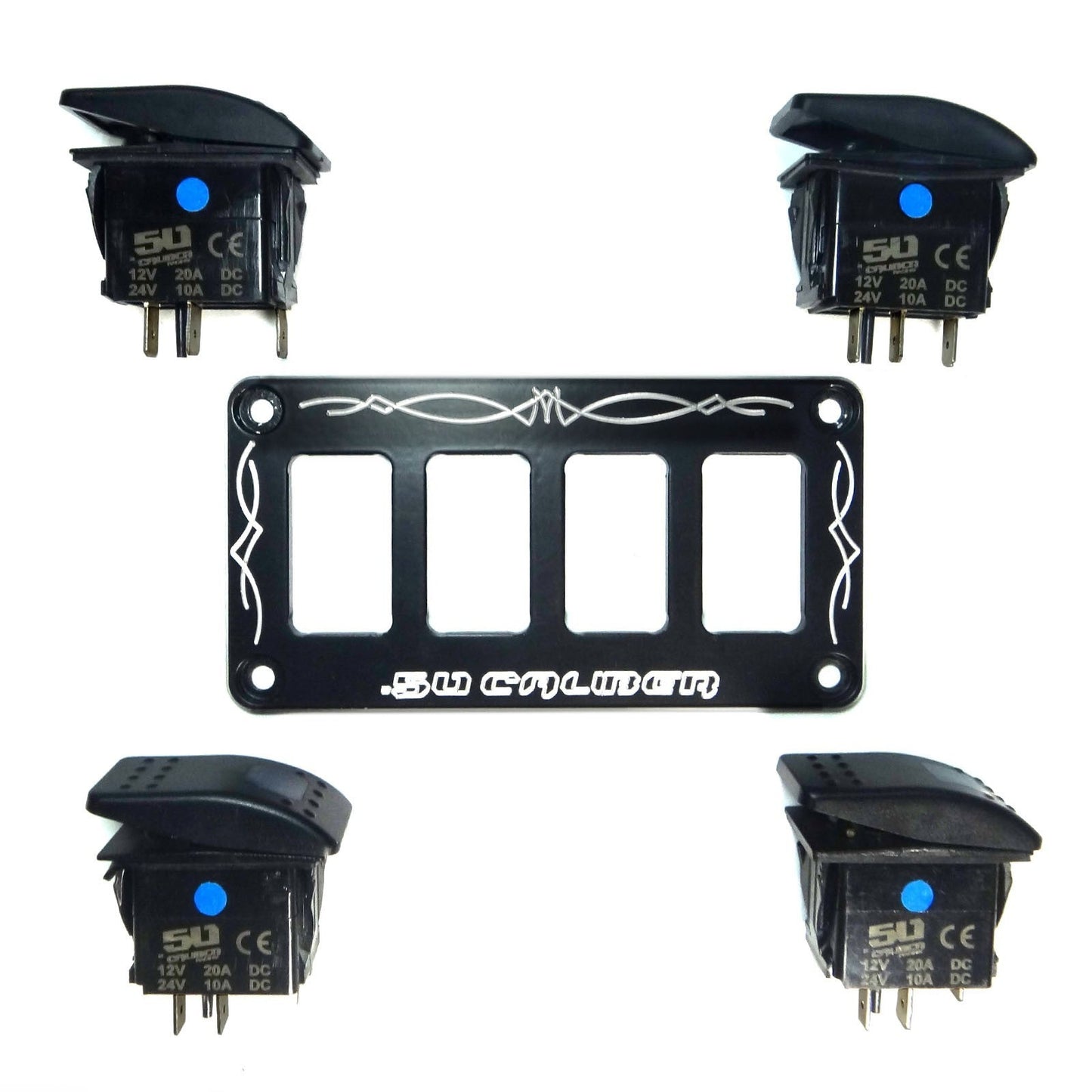 Universal Dash Panel With Switches