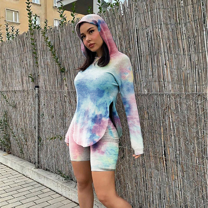 Sudadera con Capucha Informal de Moda para Mujer, Conjunto Deportivo de Dos Piezas Ver la tabla de tallas en "más detalles"