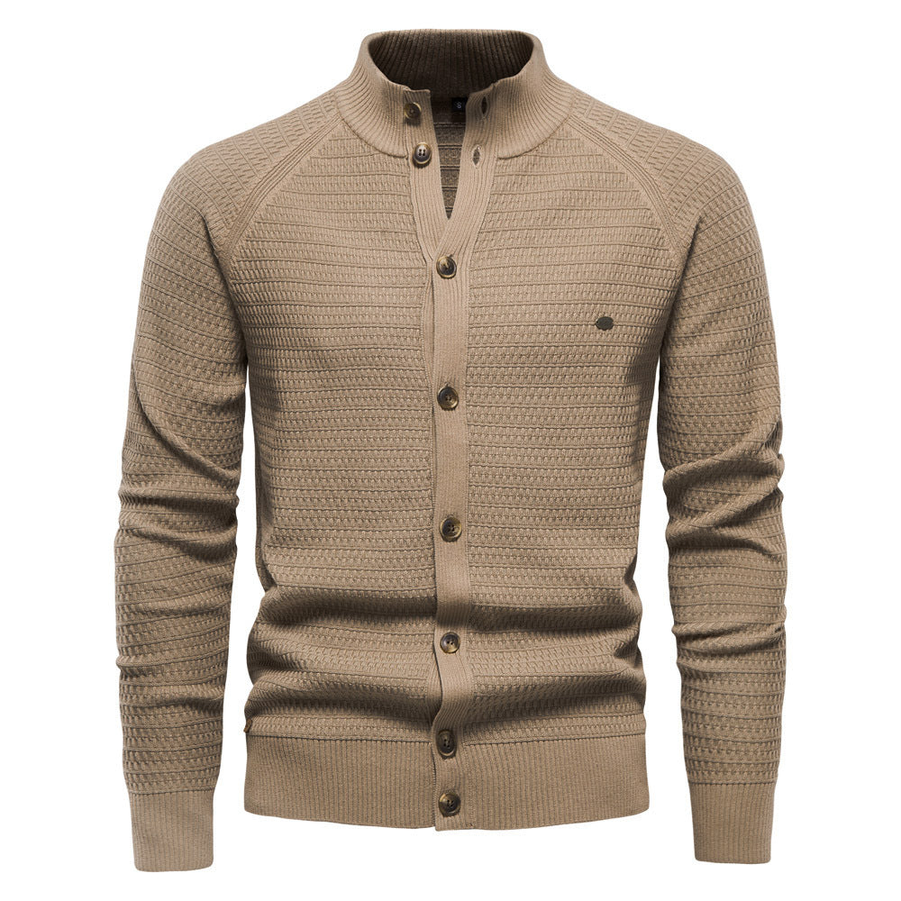 European And American Jacket Cross-border Foreign Trade Autumn And Winter New Cardigan Men's Sweater High Quality Business Sweater Knitted Sweater For Men