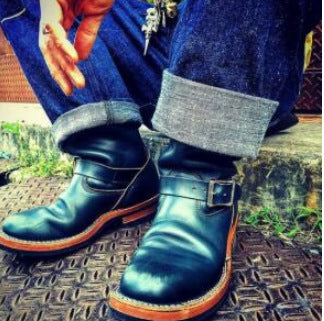 Men's Mid-Tube Wedge Sole Casual Boots