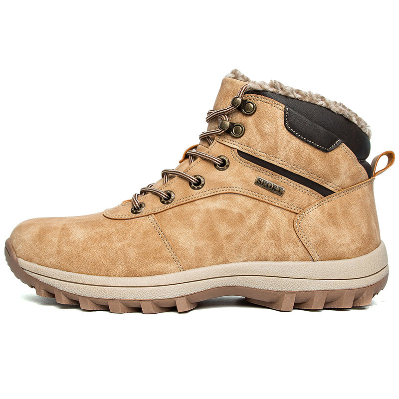Men's Fleece-Lined Martin Boots