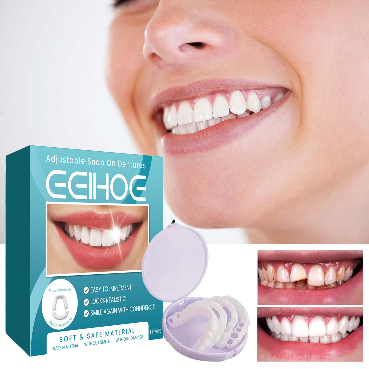 Tooth Comfort Care Set For Daily Oral Hygiene Gentle Teeth And Gum Care Kit Fresh Breath Essentials Easy To Use Compact Set For Home And Travel 1 Pair Per Box