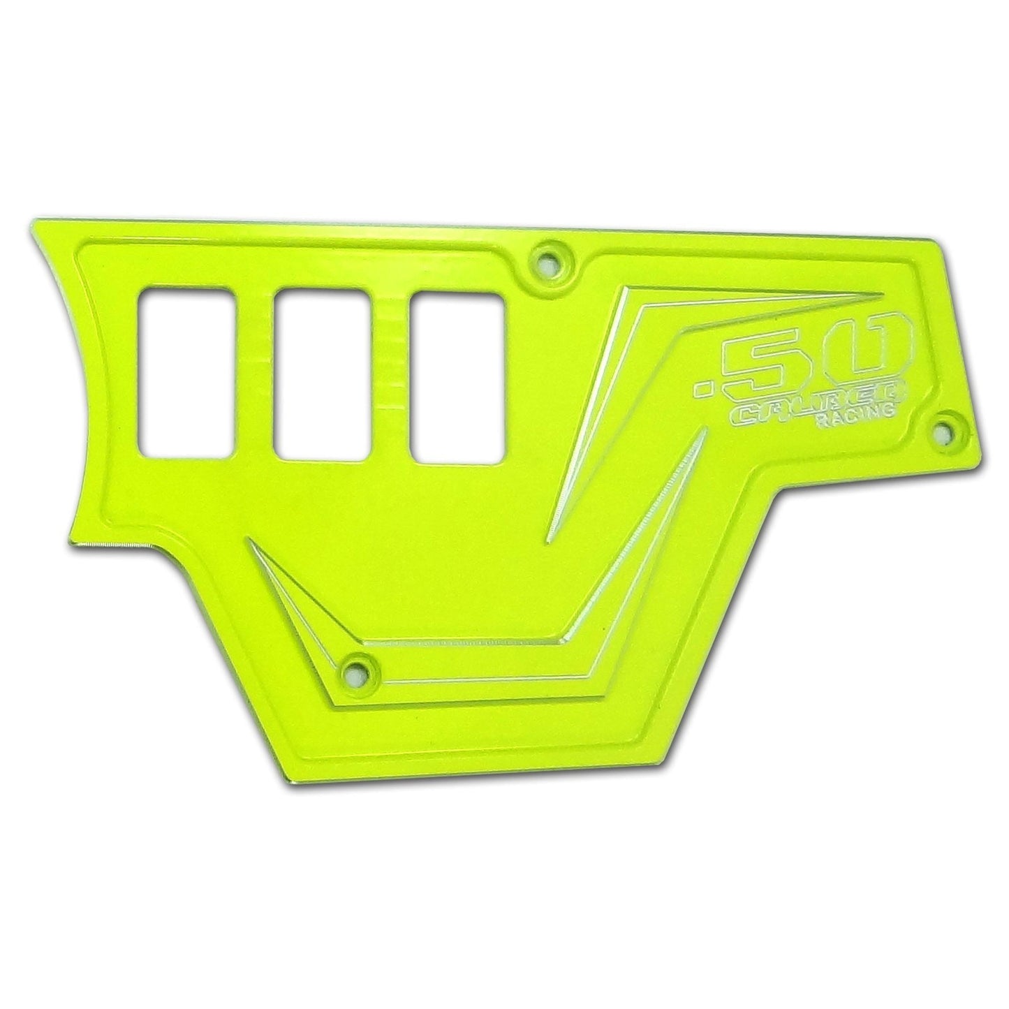XP1000 3 piece Dash Panel Lime Squeeze with switches