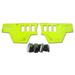XP1000 3 piece Dash Panel Lime Squeeze with switches