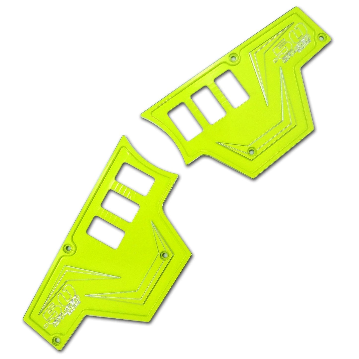 XP1000 3 piece Dash Panel Lime Squeeze with switches