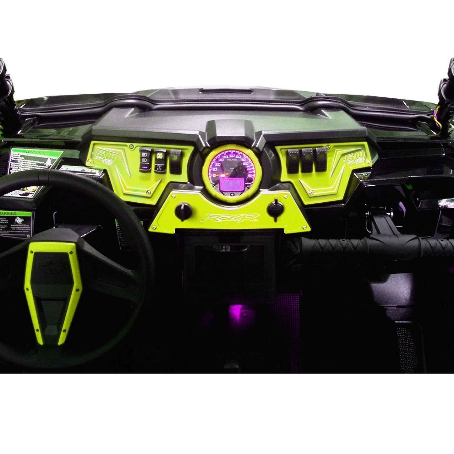 XP1000 3 piece Dash Panel (ONLY) Lime Squeeze