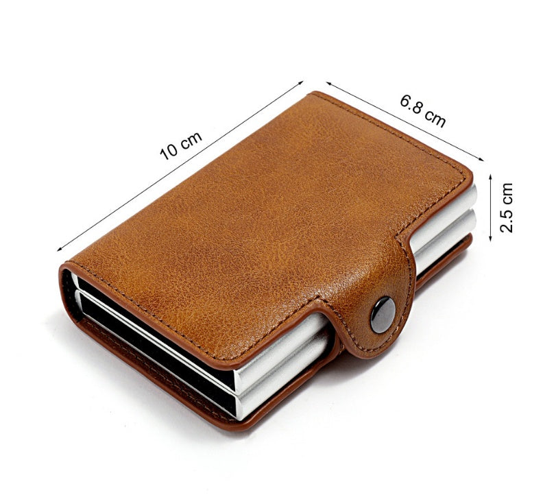 Aluminum PU Card Wallet