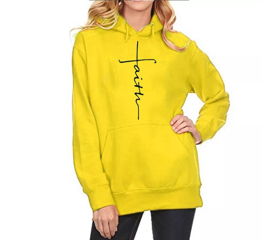 Long-sleeved fleece women's shirt autumn and winter pattern embroidered hooded sweater sports women's clothing