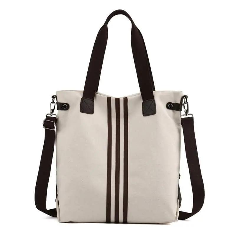 Threaded Pear Canvas Tote Bag With Adjustable Strap — Work & Travel