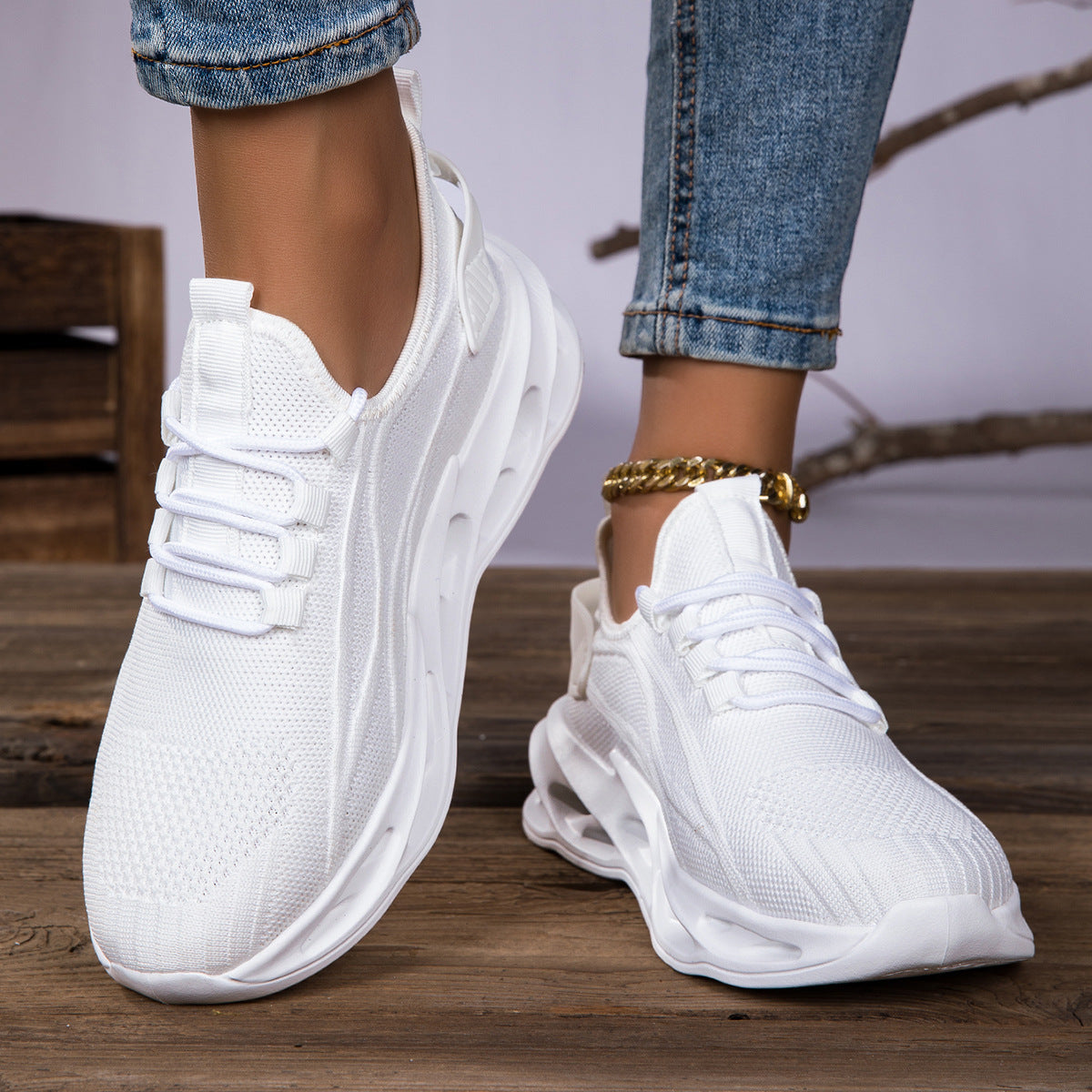 Mesh Casual Flats