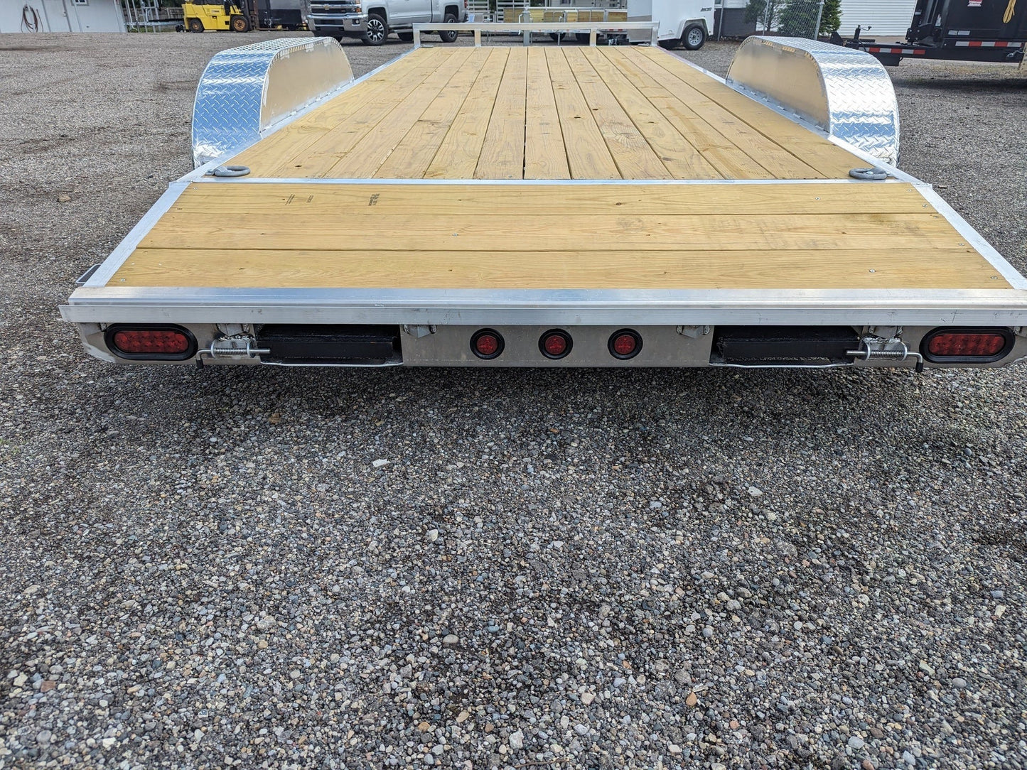Silver Ox 7k Aluminum Car Hauler Trailer 22+2 - 24ft Overall Deck