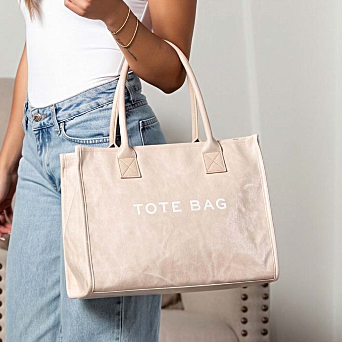 Kate Laminated City Tote