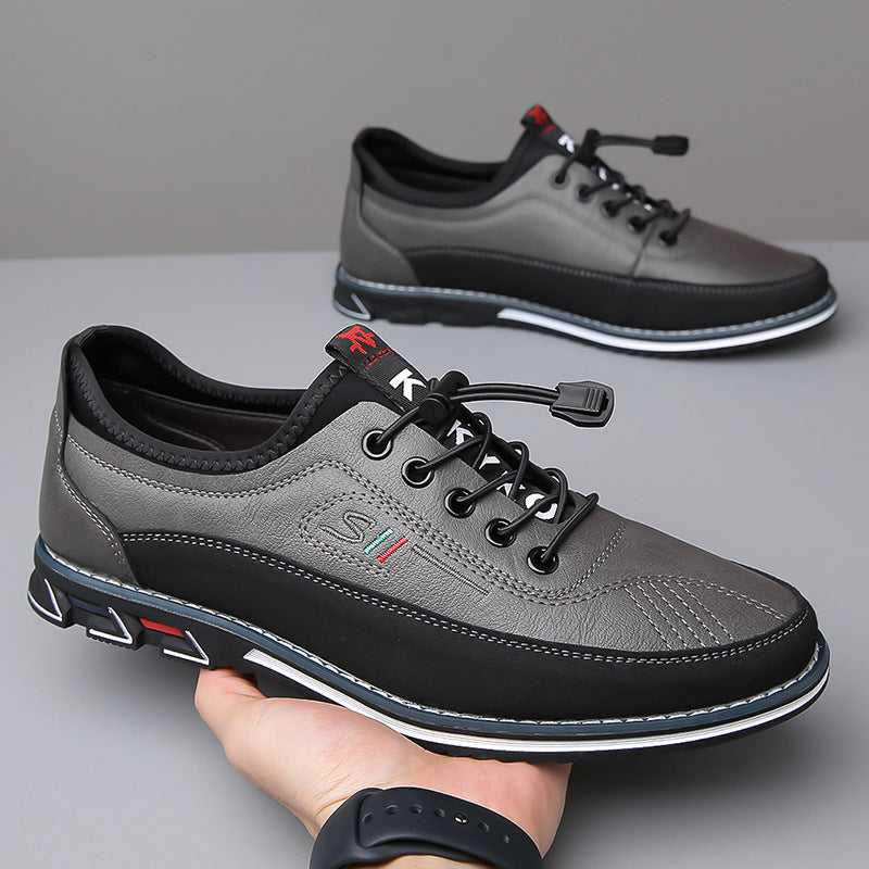 Men's Genuine Leather Waterproof Flats