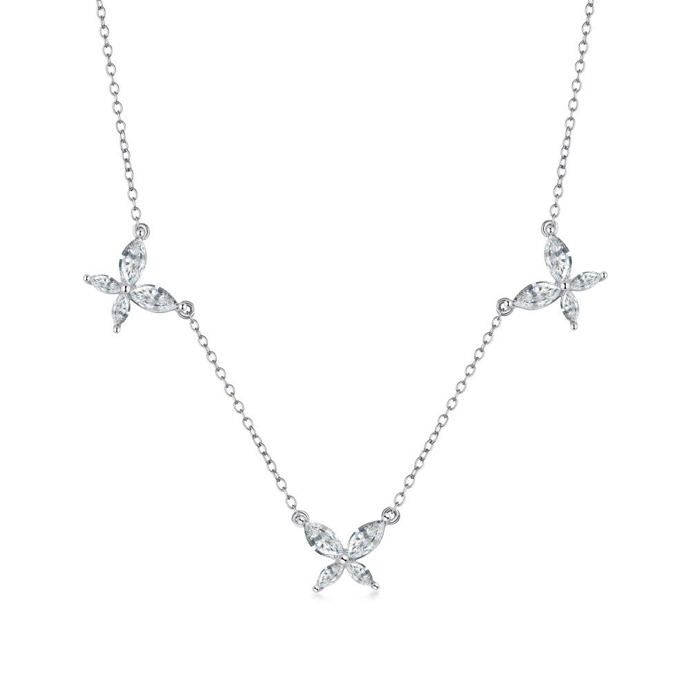 S925 Sterling Silver Butterfly Necklace