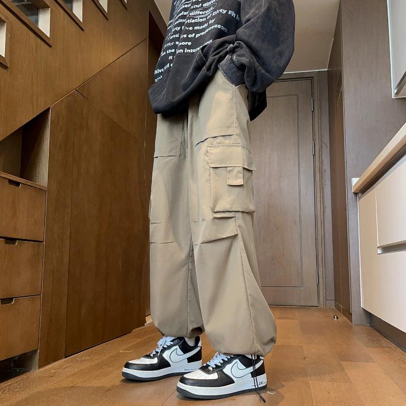 Loose Straight Casual Cargo Pants For Men