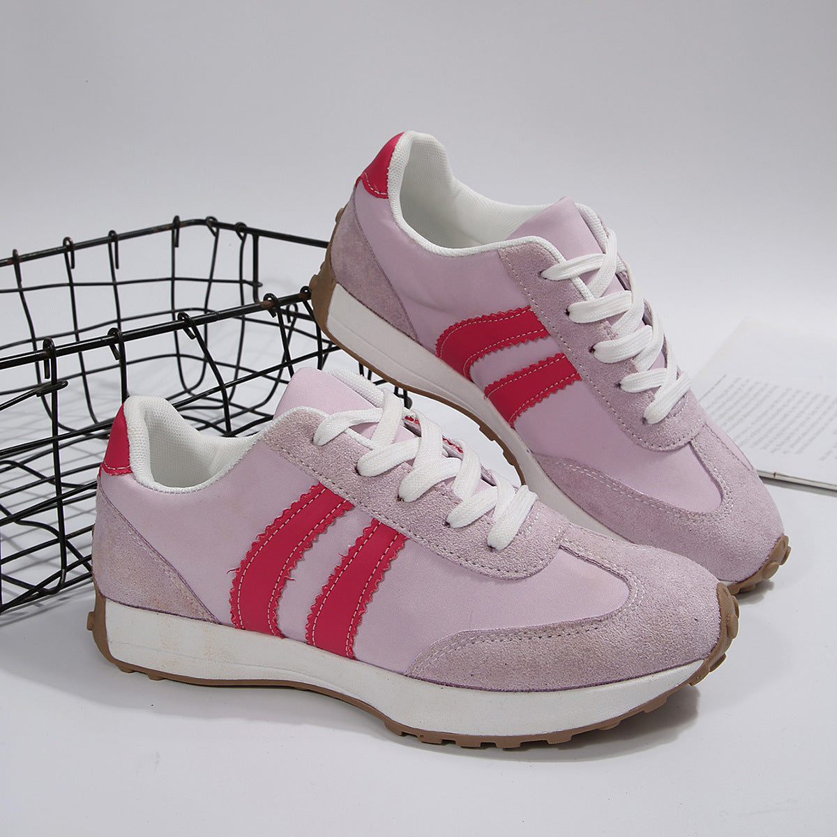 Women's Retro Chunky-soled Casual Sneakers