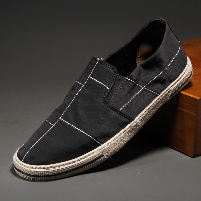 Men's Slip-on Canvas Shoes Low-top Shoes