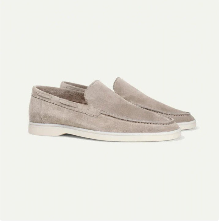 Men's Matte Suede Slip-On Loafers