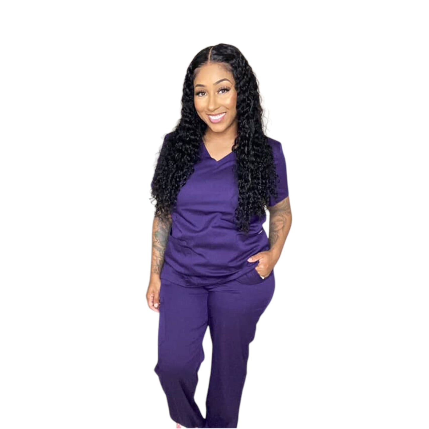 Uniforme de cuello de pico MJ (unisex)
