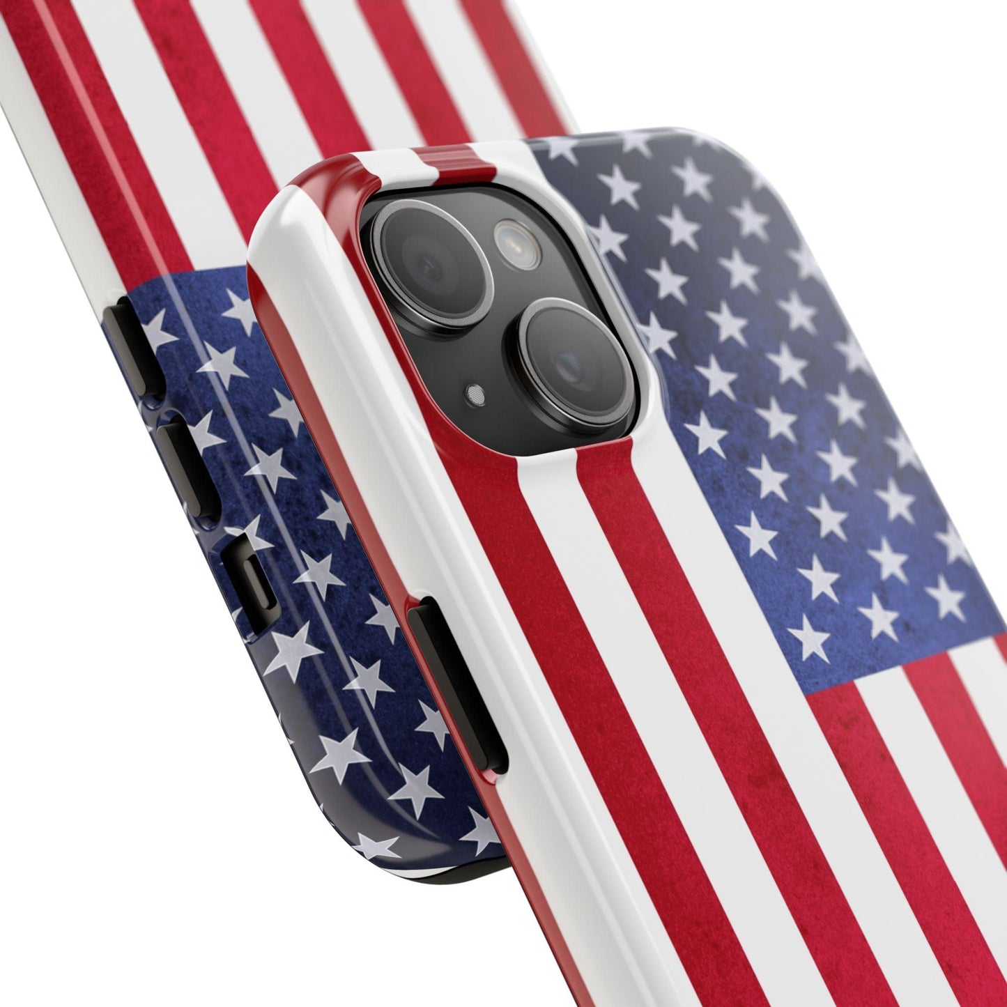 USA Flag Printed Tough Phone Cases