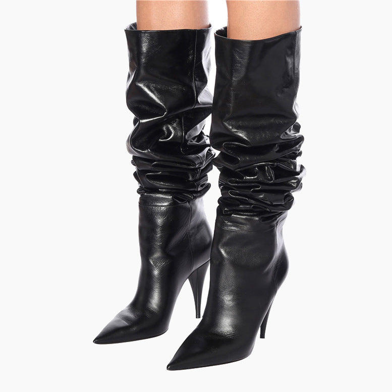 And Sleeve High Leg Boots