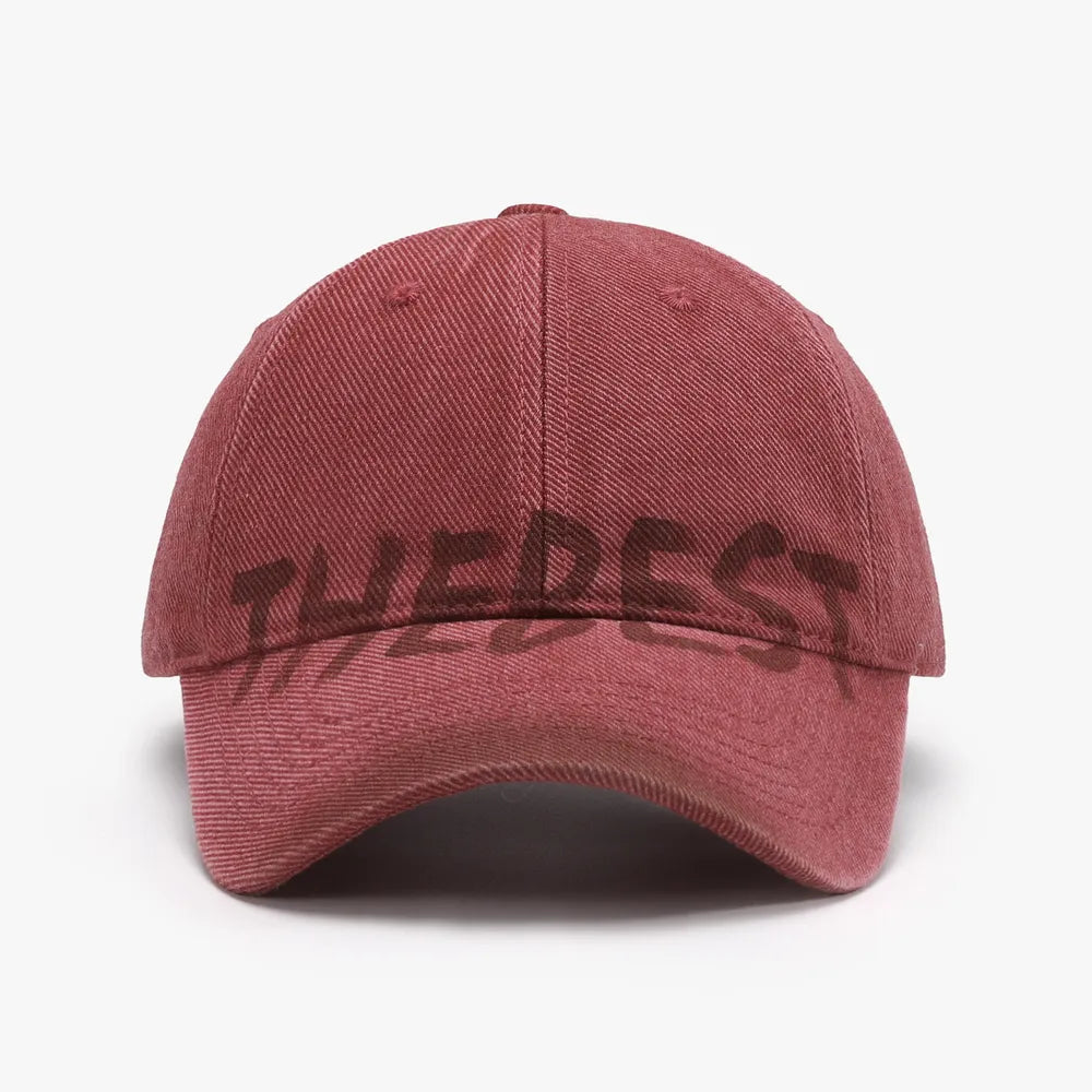 Letter Adjustable Baseball Cap