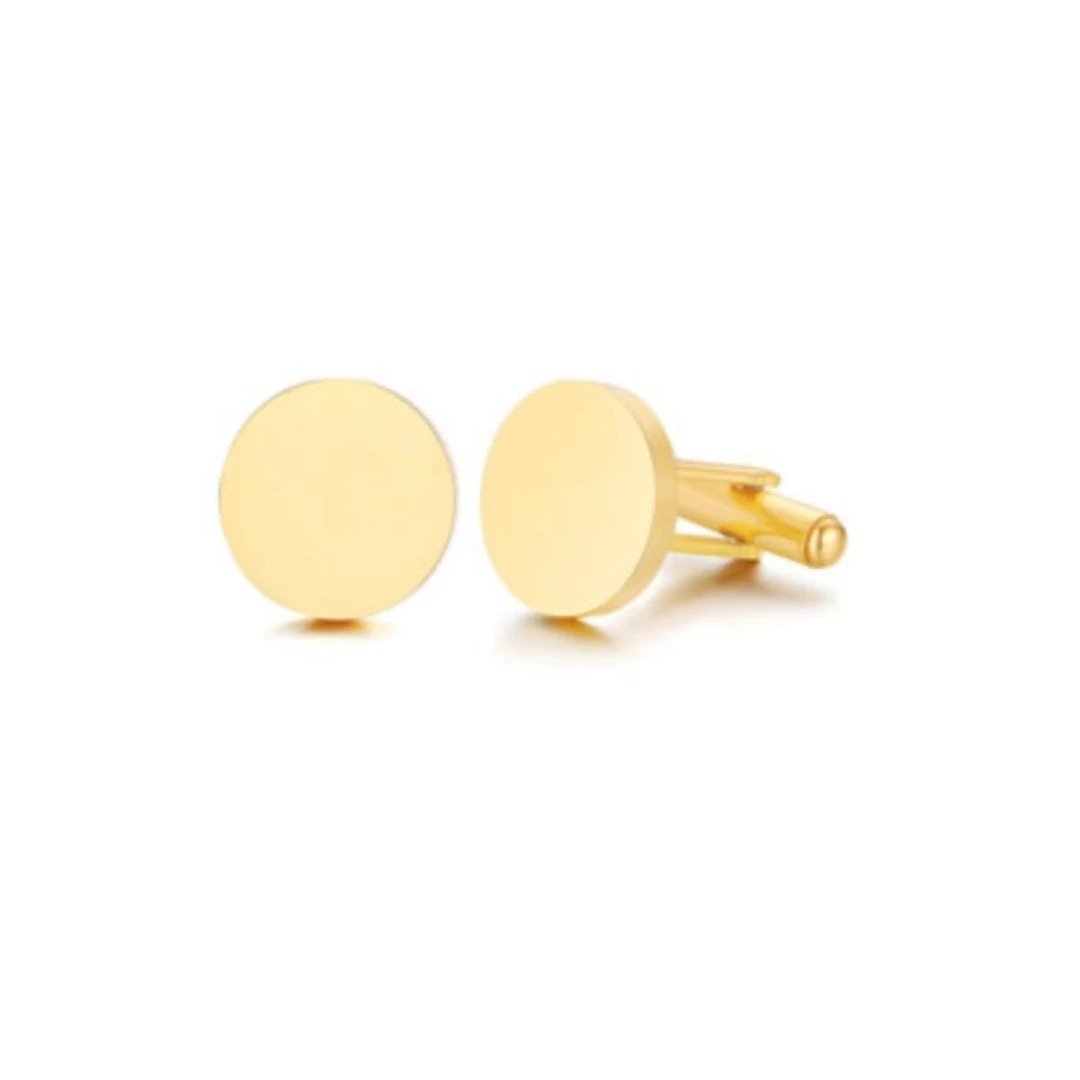Minimalist Stainless Steel Cufflinks