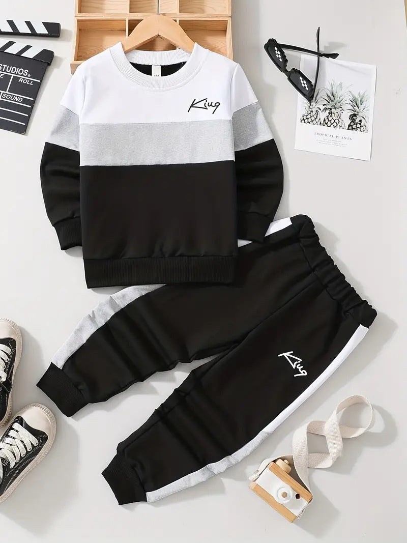 Design Sense Multicolor Hoodie Pants Two-piece Set See size chart under “more details”