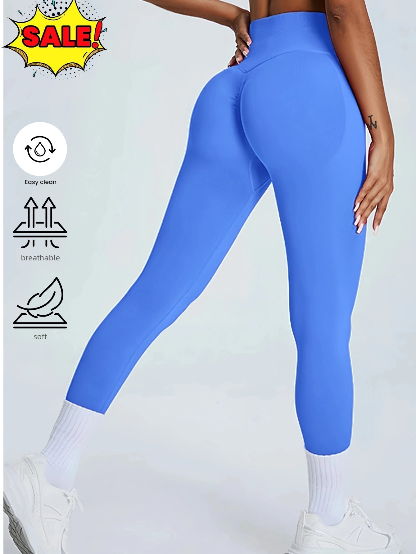 Mallas de mujer sin costuras de talle alto
