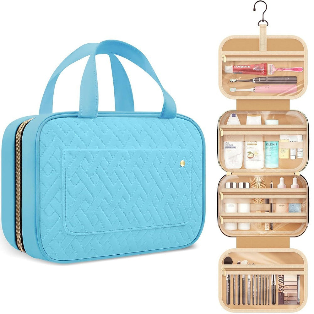 Women's Travel Toiletry Bag with Hanging Hook
