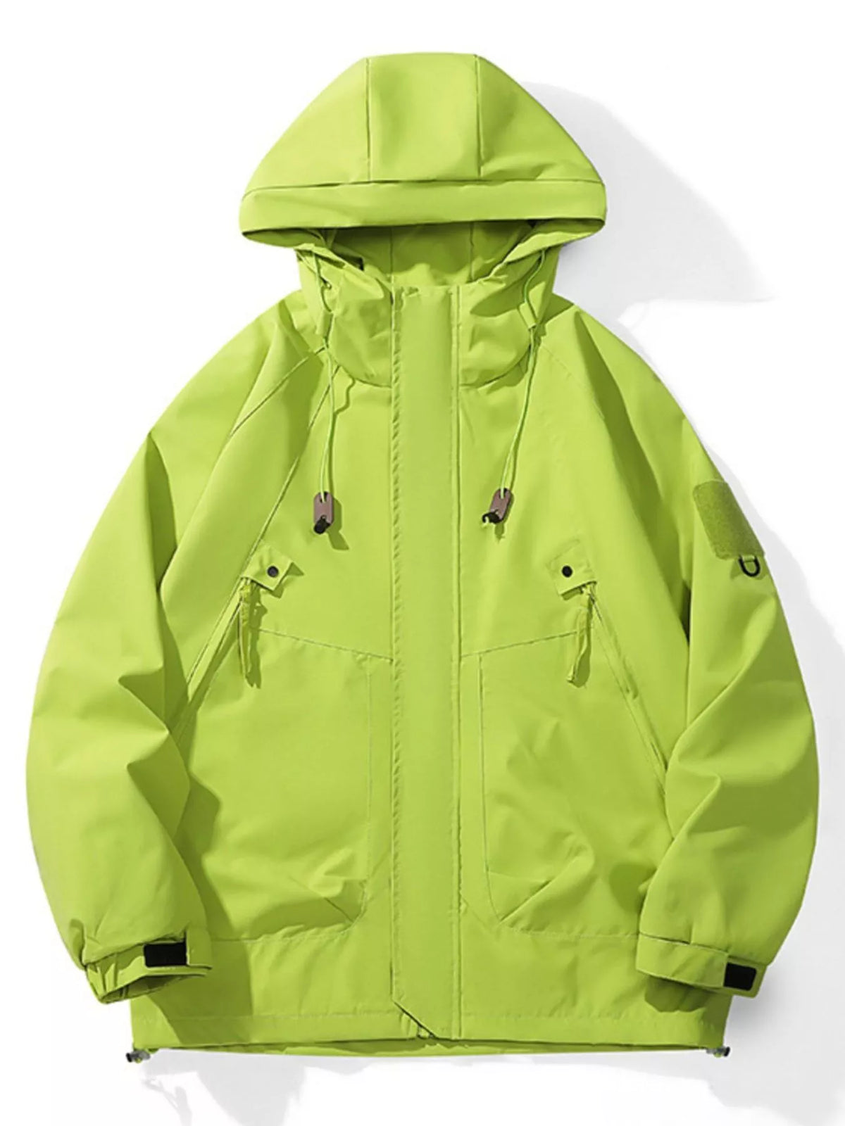 Men's Full Size Hooded Windproof Outdoor Jacket Plus Size