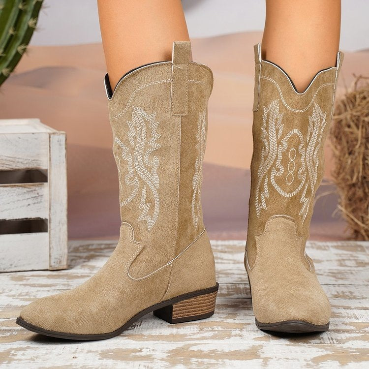 New-style Western Cowboy Riding Boots