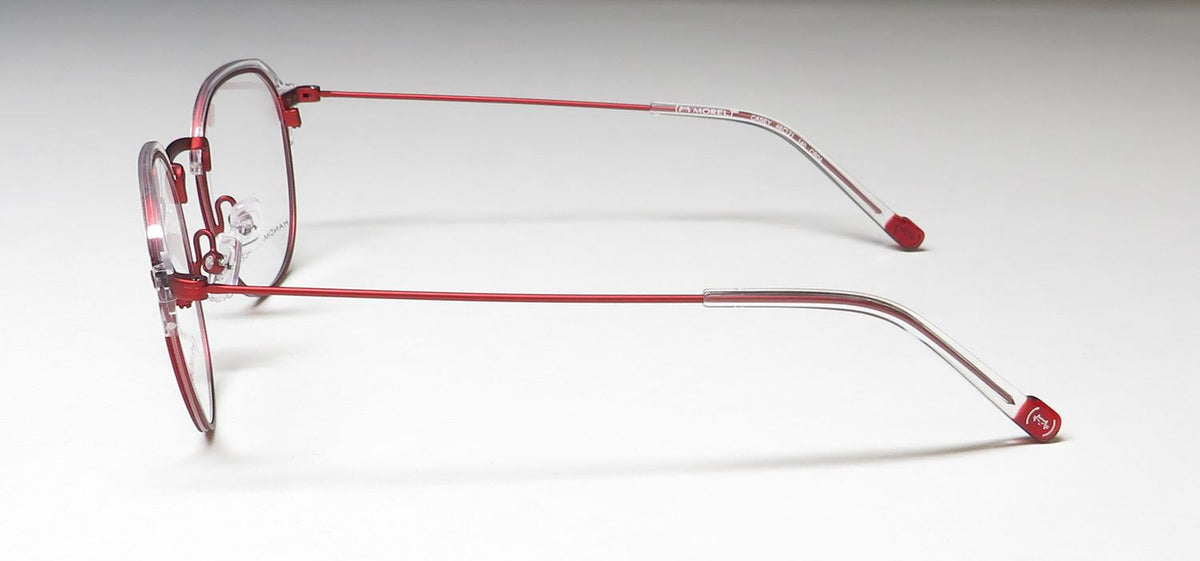 Morel Red Casey 90015c Eyeglasses