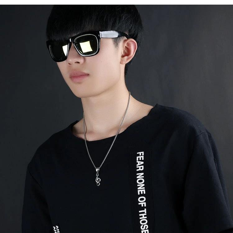 Music Symbol Necklace For Men