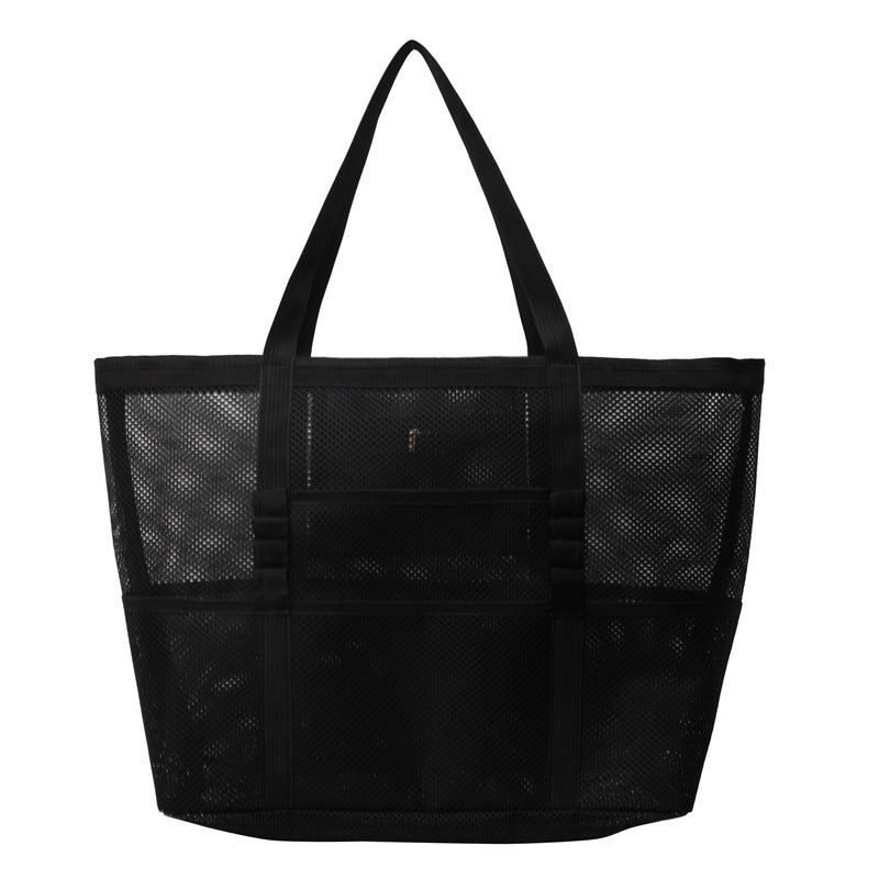 Mesh Beach Bag Large-capacity Beach Tote For Women