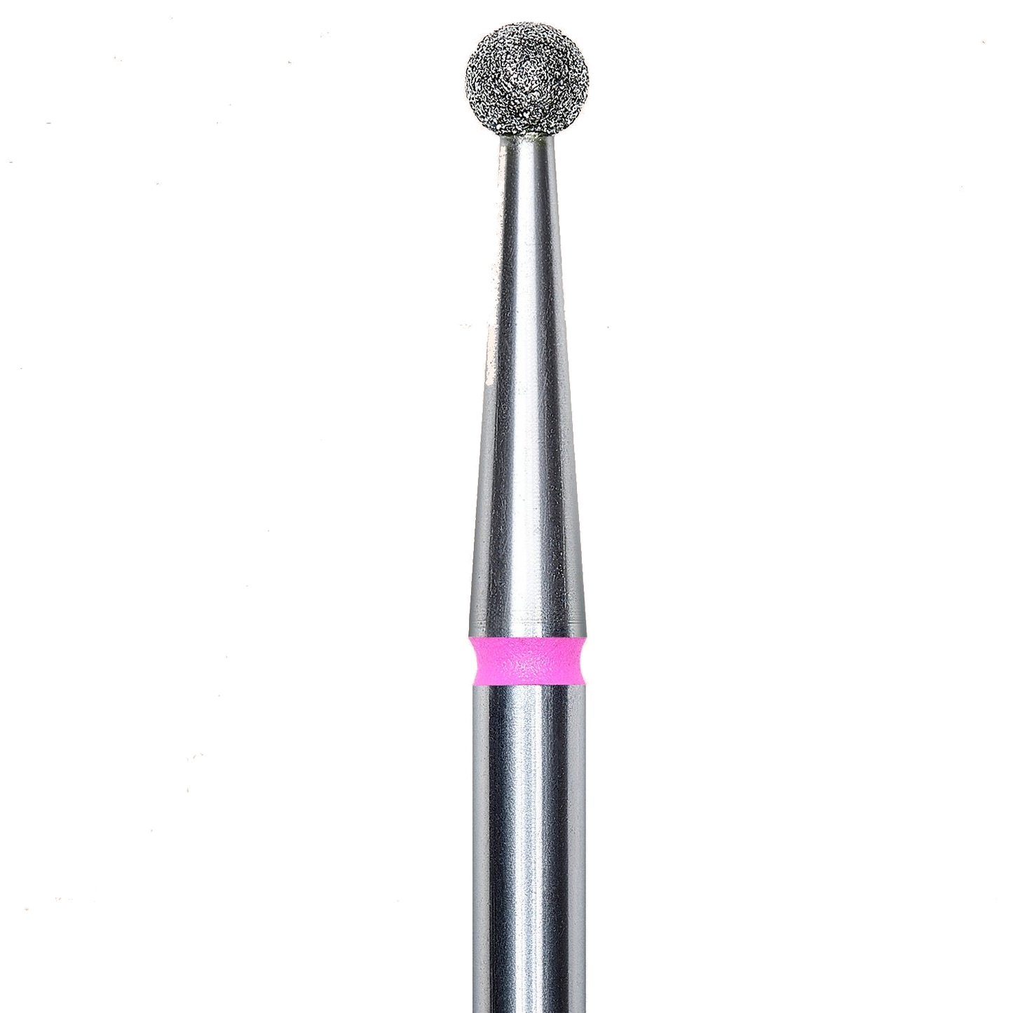 DIAMOND NAIL DRILL BIT, "BALL", RED, HEAD DIAMETER 2.5MM (FA01R025) - STALEKS™