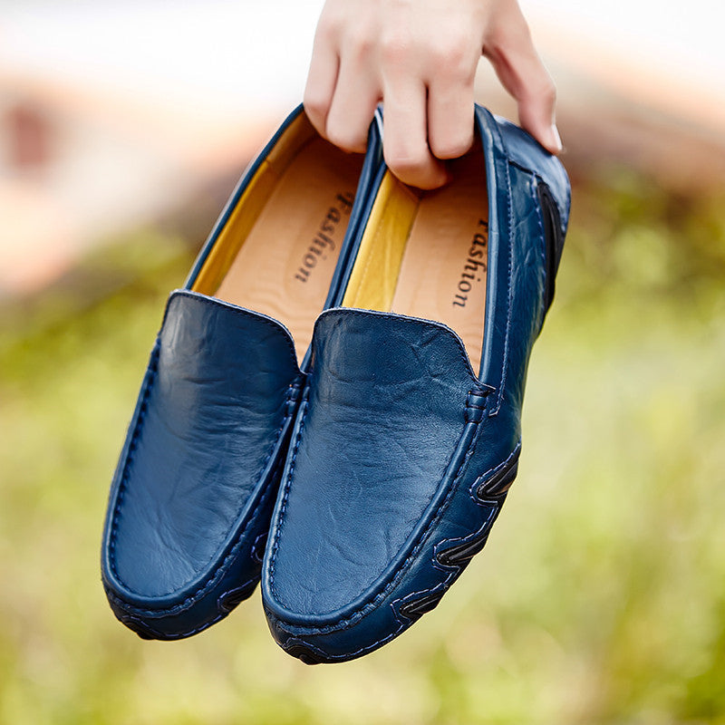 Men's Retro British Style Leather Shoes