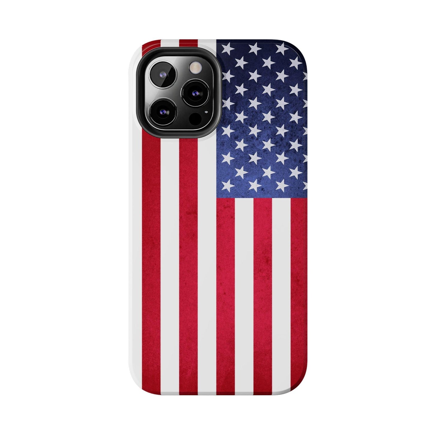 USA Flag Printed Tough Phone Cases