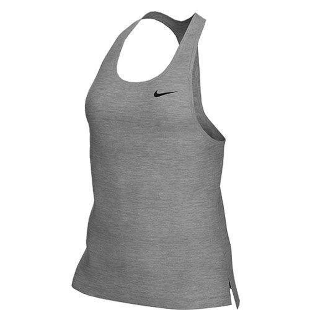 Nike Womens Yoga Layer Tank (Large Grey)