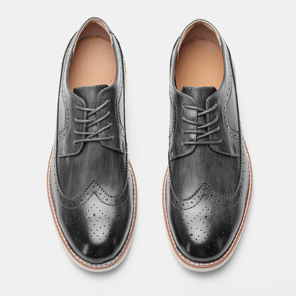 Men's Ultra-light Brogue Casual Sneakers