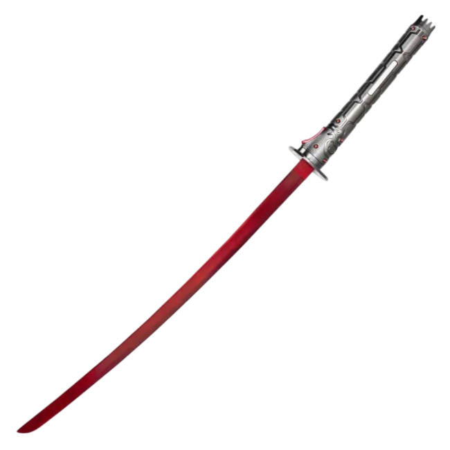 Espada Fantasía Roja de Metal de 39"