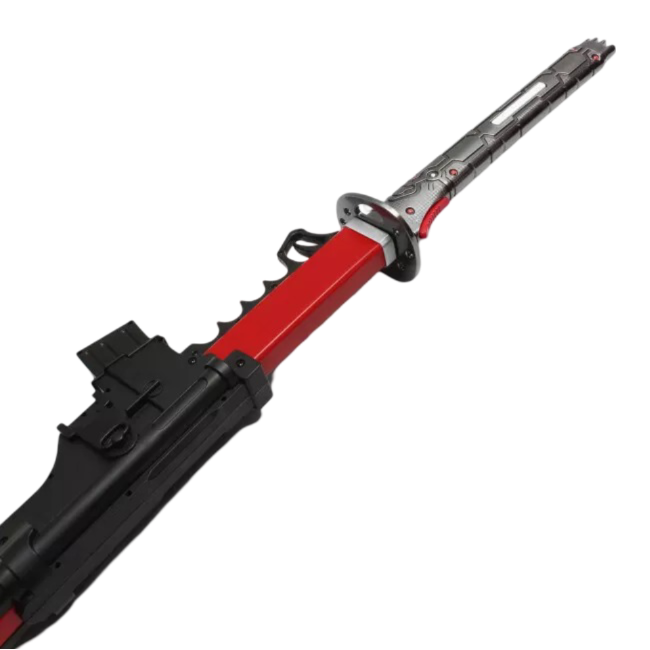 Espada Fantasía Roja de Metal de 39"