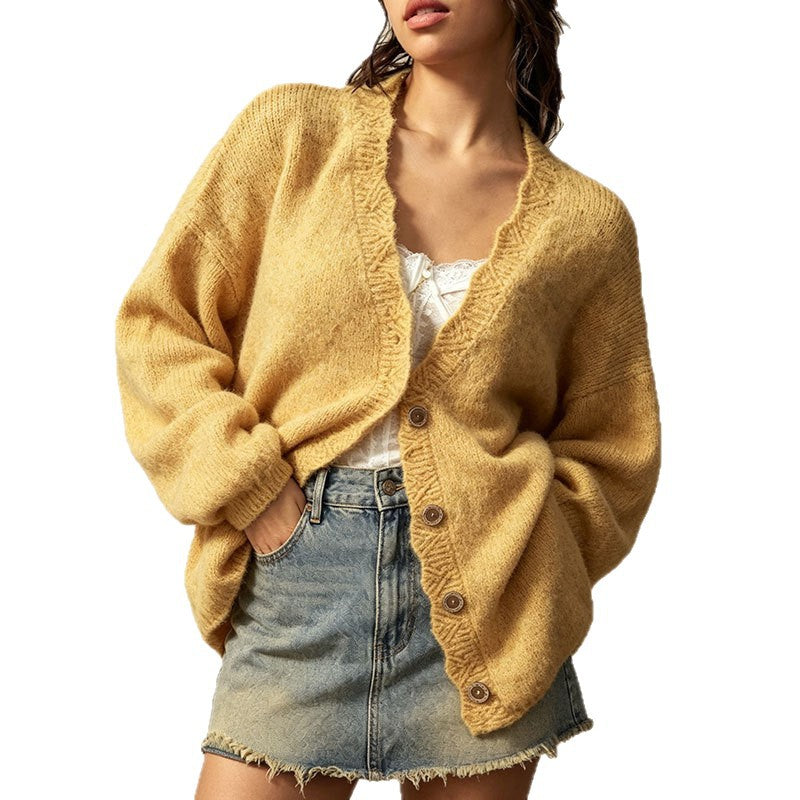 Womens Long-Sleeve Crew-Neck Sweater For Autumn And Winter