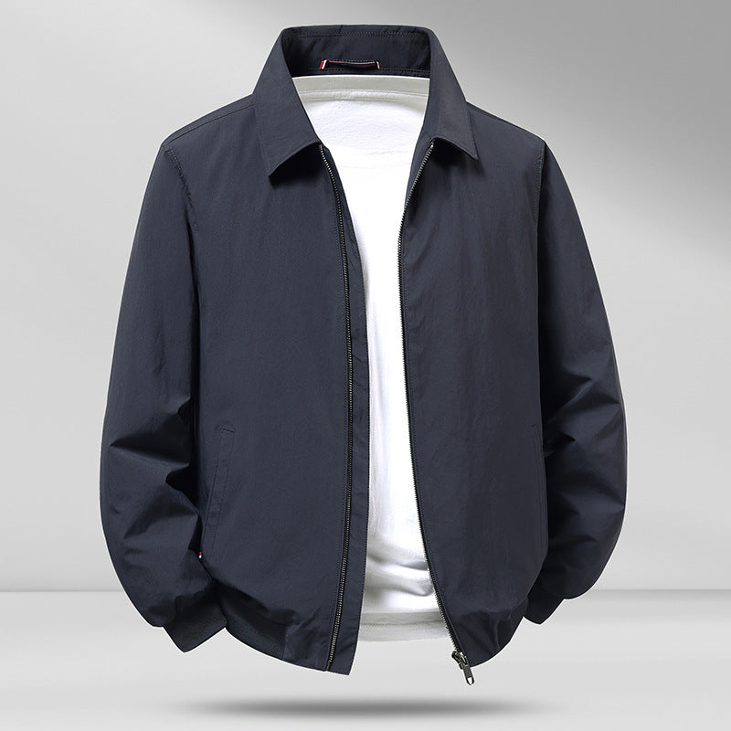 Men's Lapel Jacket Spring Autumn Outerwear