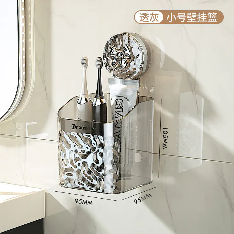 Bathroom Suction Shelf for Towels and Toiletries