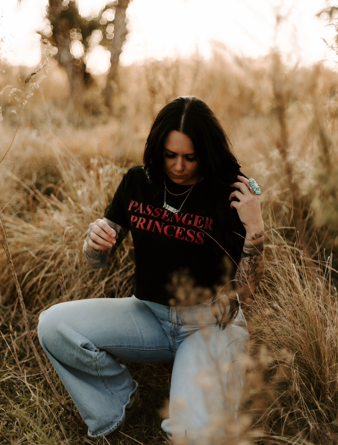 Passenger Princess Crop Top Black