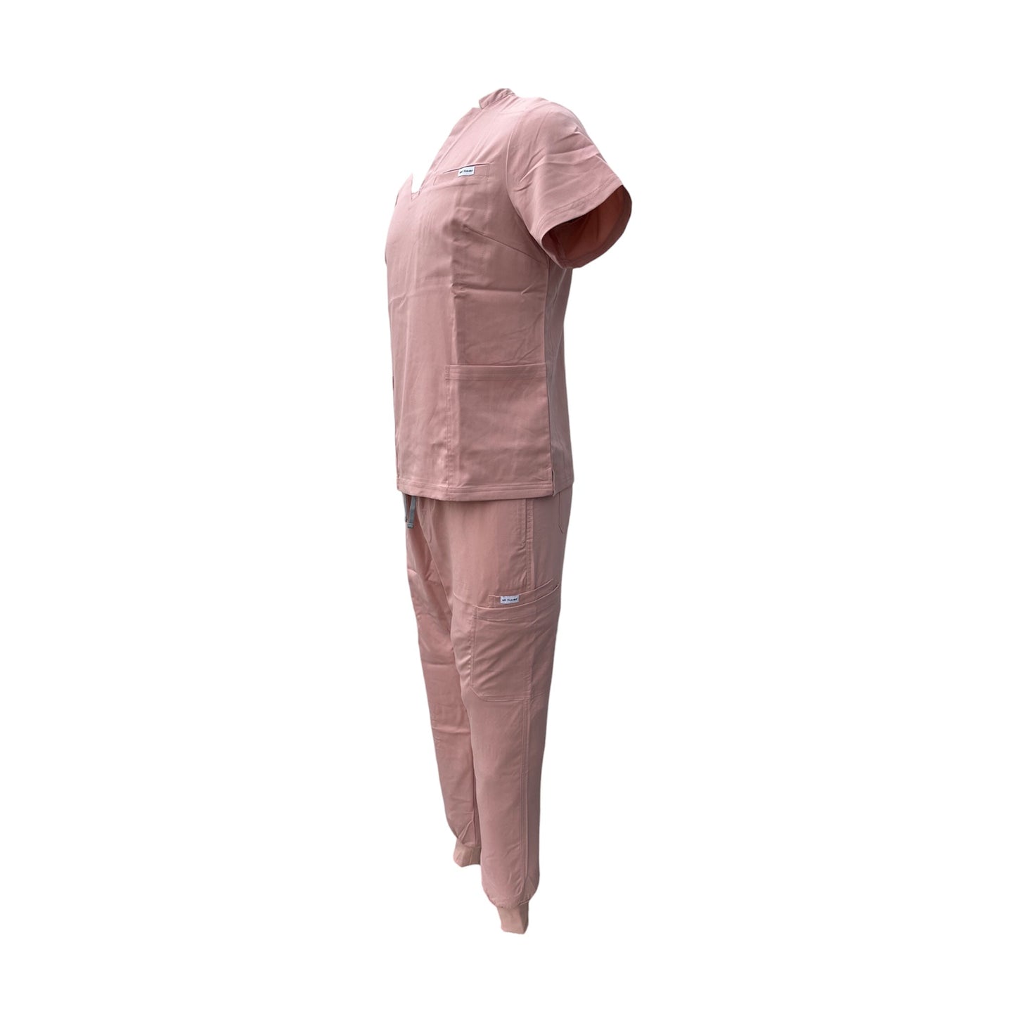 Camiseta de cuello en V para uniforme médico MJ (Unisex)
