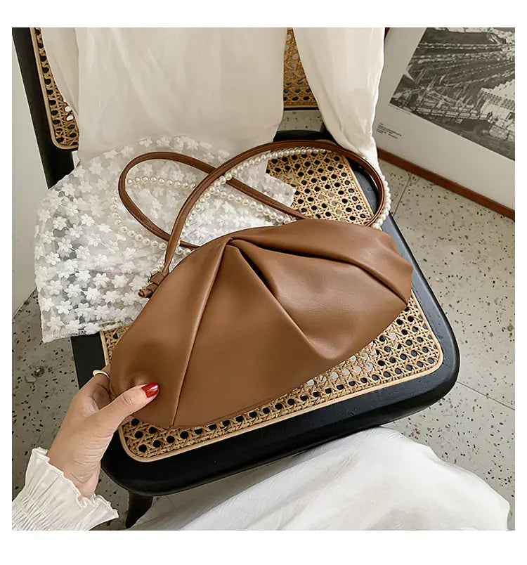 Trendy 2020 Women's Pleated Cloud Shoulder Bag